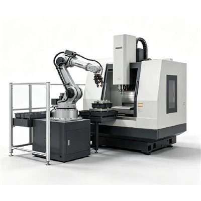 Ishlov berish markazi yuklash va tushirish roboti
